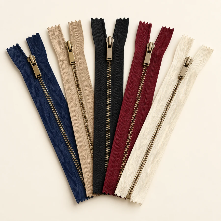 Renkli Fermuar 5’li Set – 20 cm